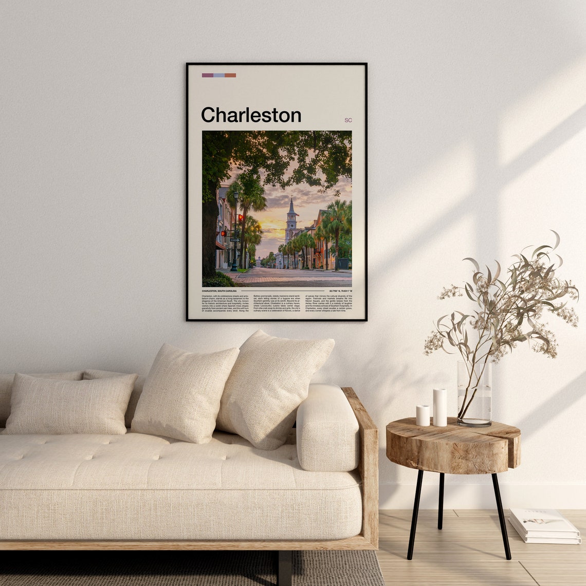 Charleston Print Charleston Poster Charleston Wall Art South Carolina Art Print Charleston Photo Travel Poster Traveler Gifts - Image 3