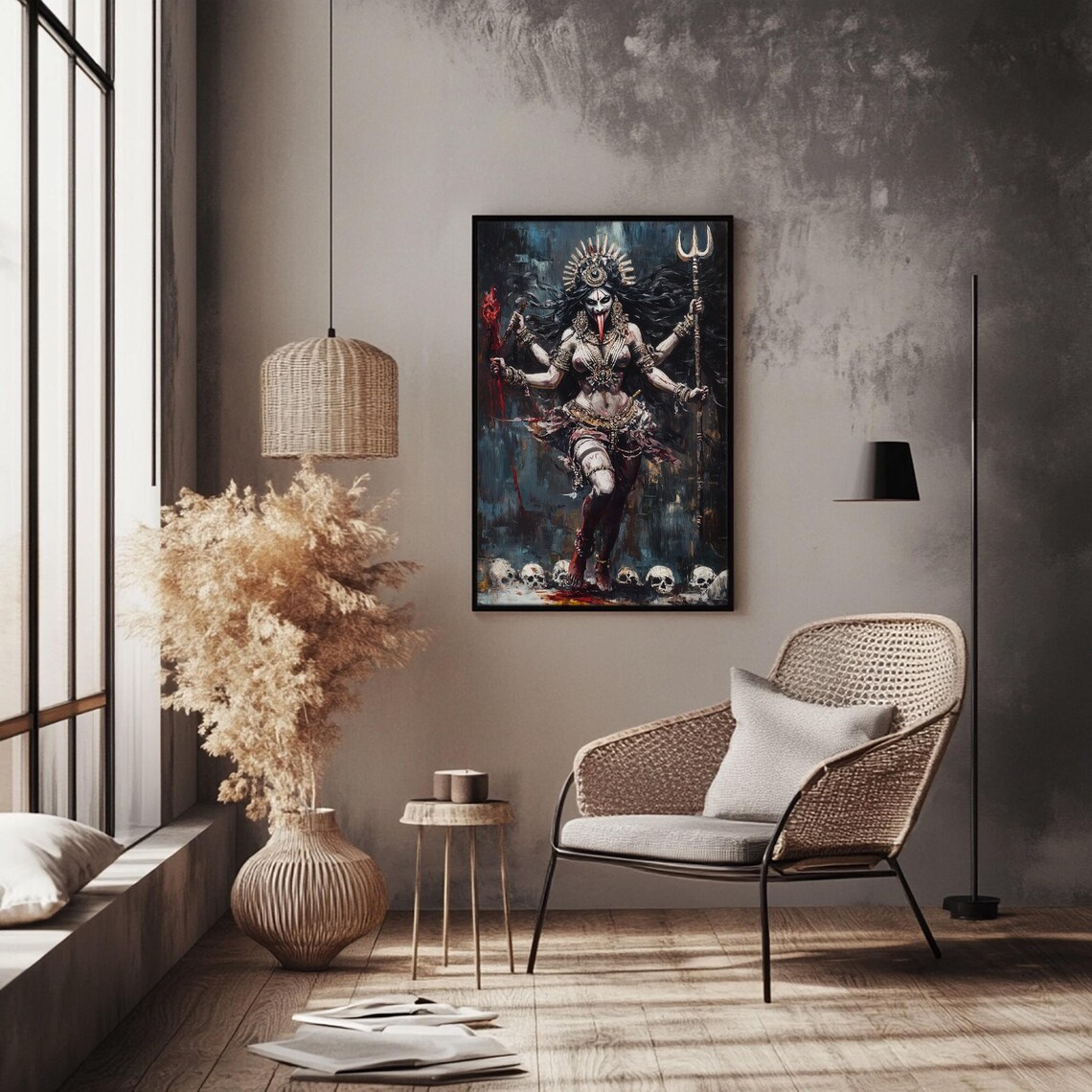 Kali Goddess Dark Fantasy Art Print, Kalika - Image 6