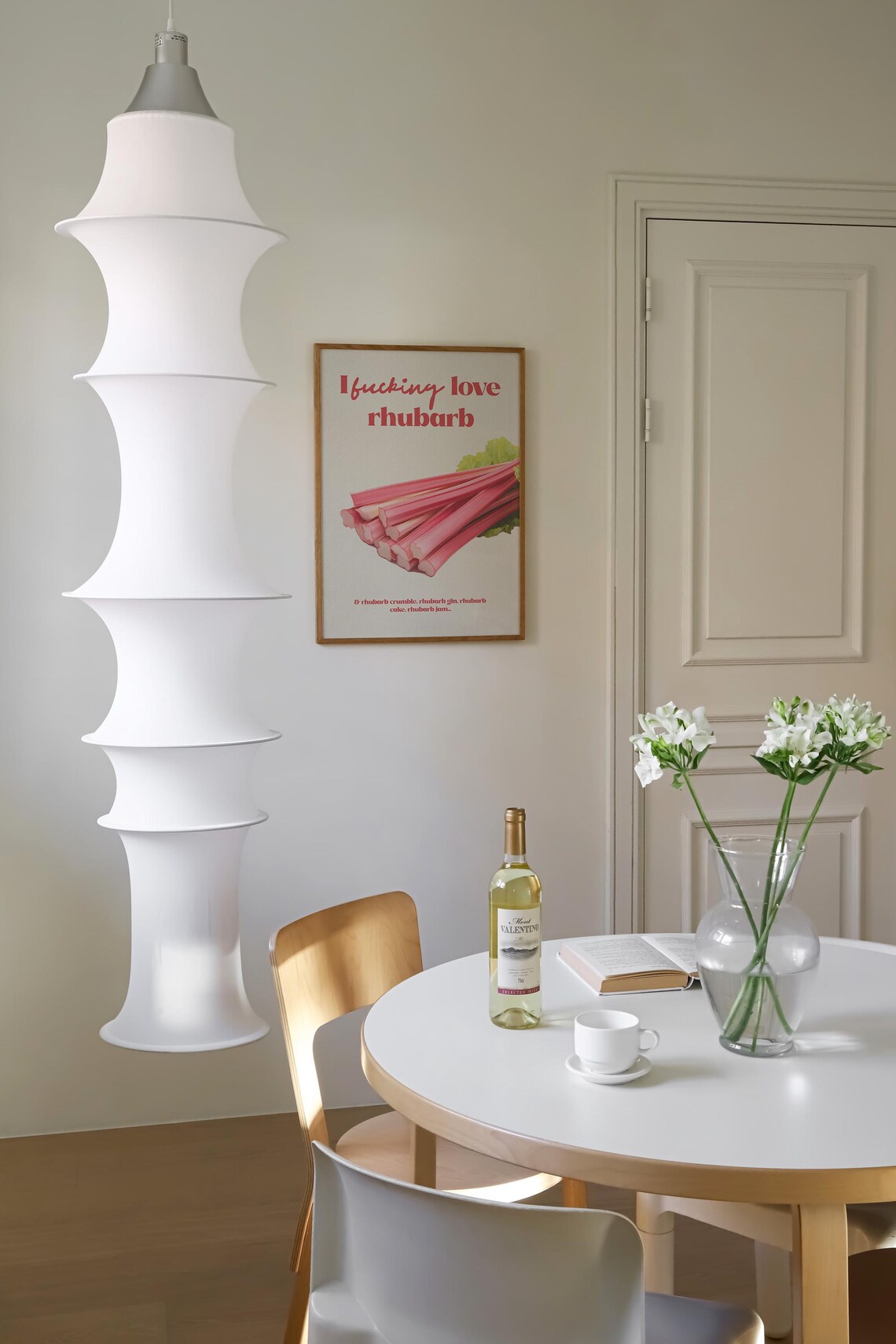 I F***ing Love Rhubarb Retro Food Art Print - Image 3