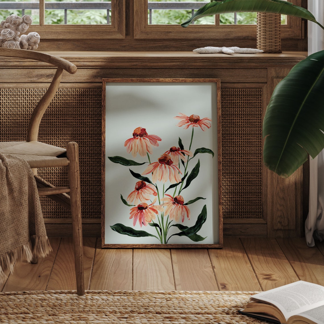 Growing Daisies Art Print, Floral Nursery Decor - Image 2