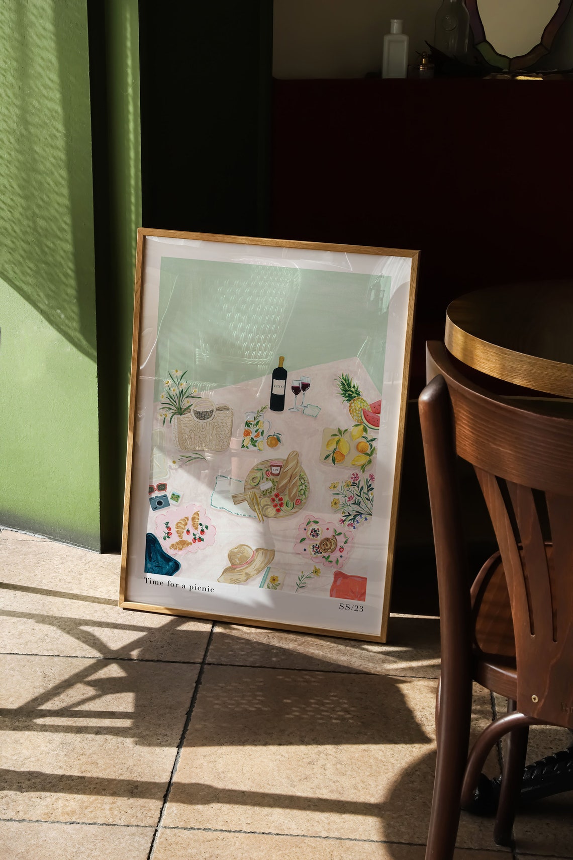 Time For A Picnic Art Print, Kitchen Wall Art - Image 2