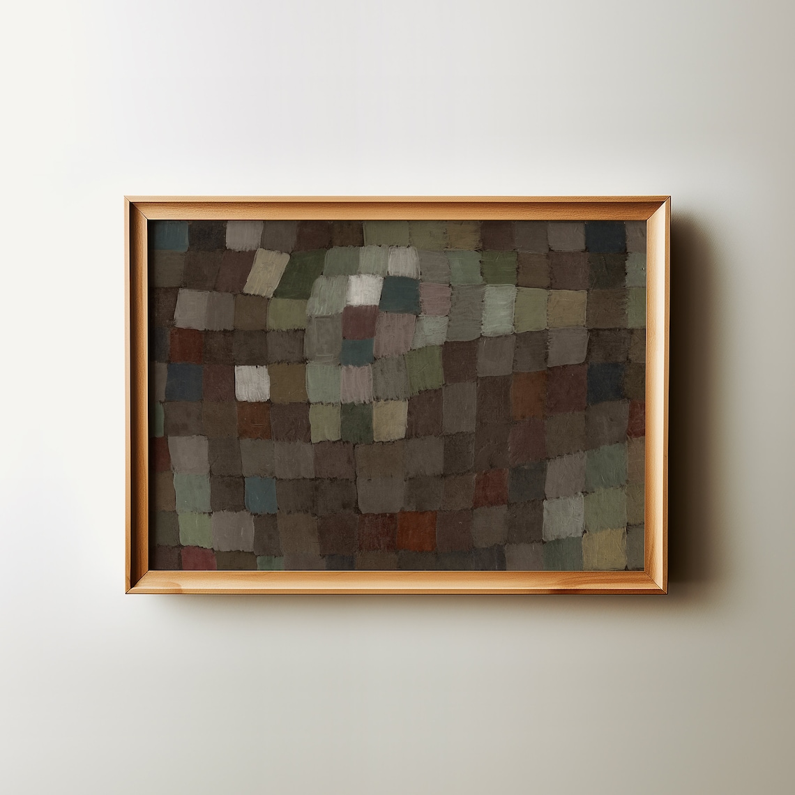 Mid-Century Modern Abstract Oil Painting Art Print
