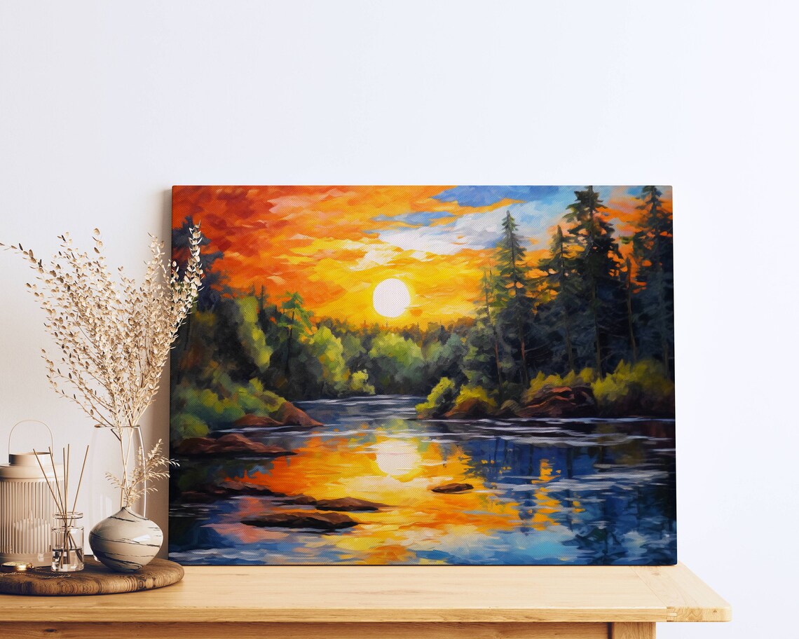 Tanya Shatseva Rencontre Winslow Homer, Vibrant Sunset