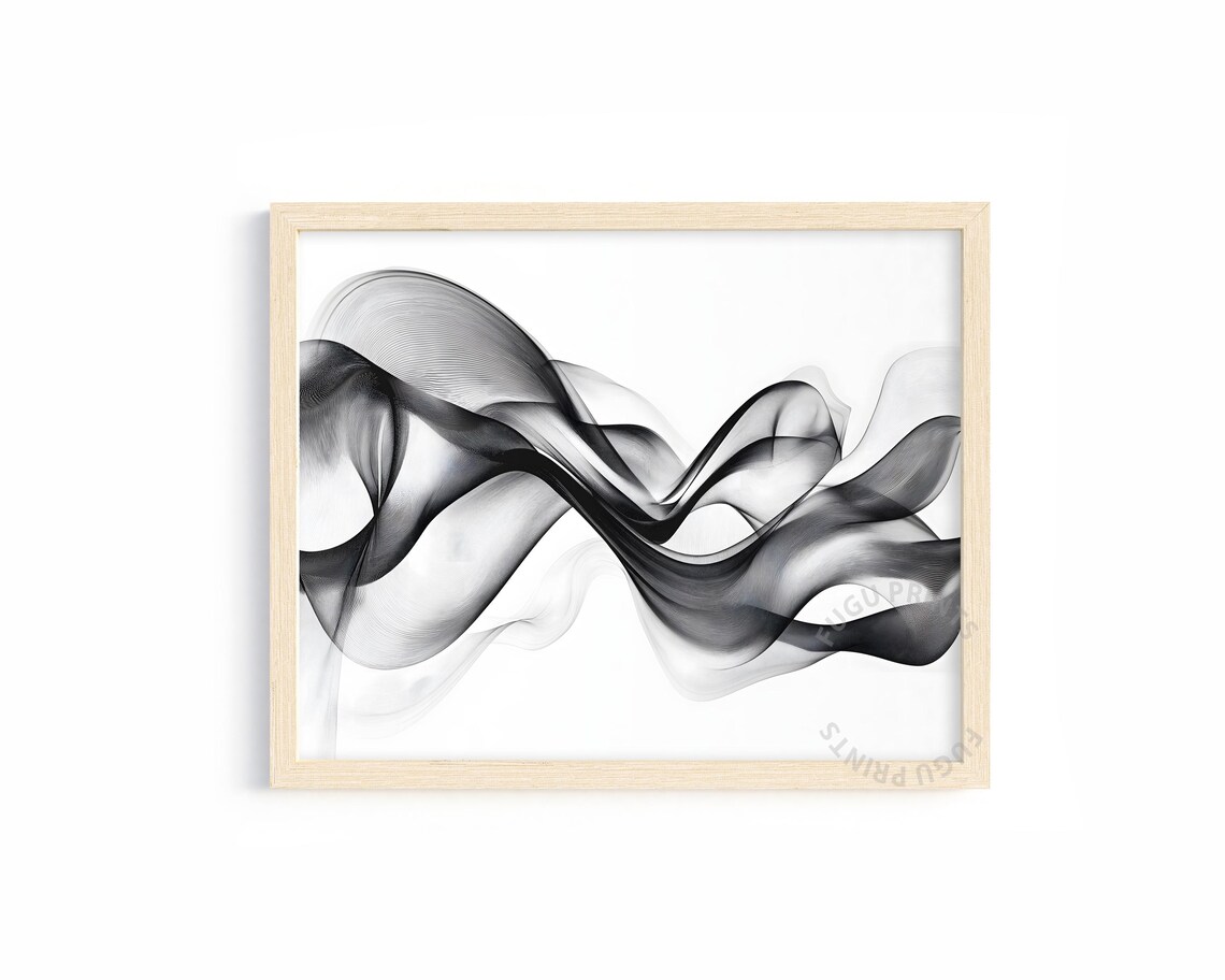 Abstract Line Art, Modern Minimalist Wall Art