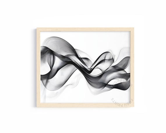 Abstract Line Art, Modern Minimalist Wall Art