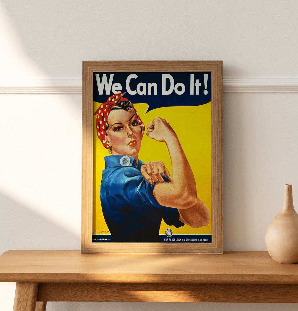 We Can Do It Poster, Retro Vintage Woman Power - Image 2