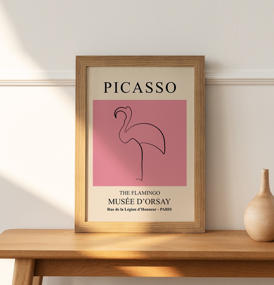 Picasso The Flamingo Line Art Musee d Orsay Exhibition Poster
