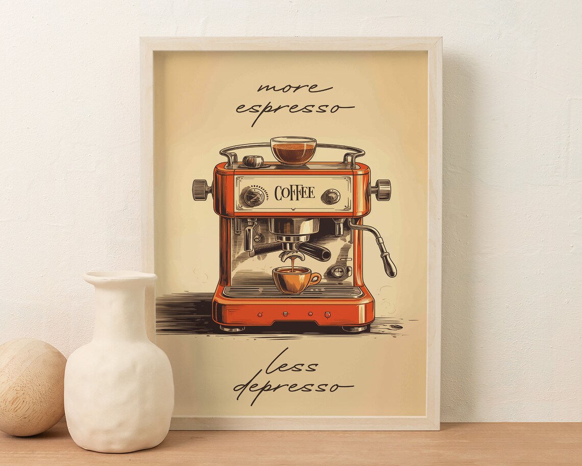 Vintage Coffee Art Print