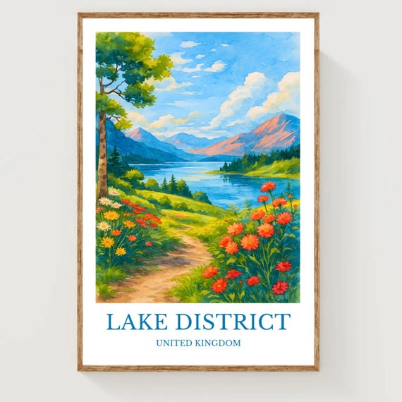 Lake District Poster