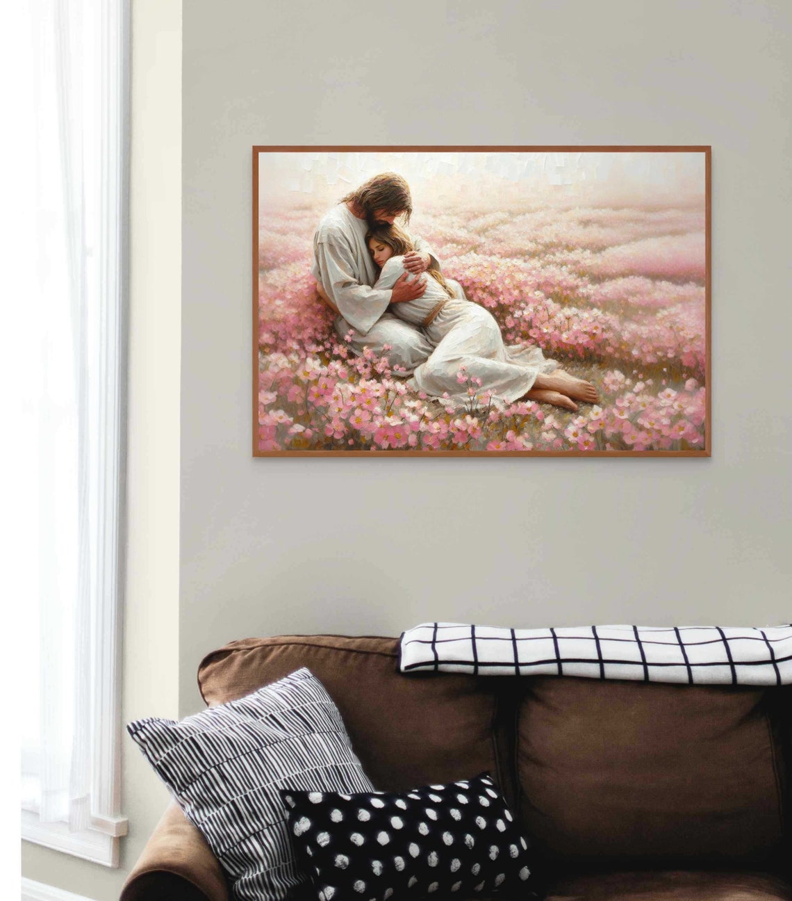 A Safe Place Christian Art Jesus Hugging Woman Jesus Portrait Lds Art Bible Art Bible Parable Jesus And Girl Art Christian - Image 4