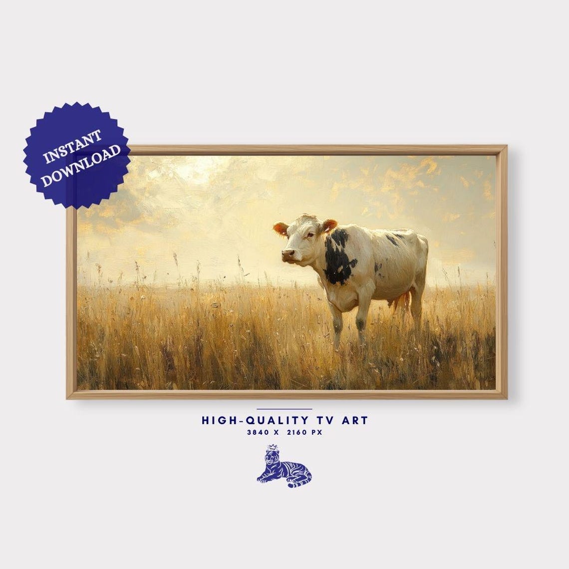 Vintage Farmhouse Oil Painting For Frame Tv Art Frame Tv Art Print Art For Frame Tv 169 - Image 3