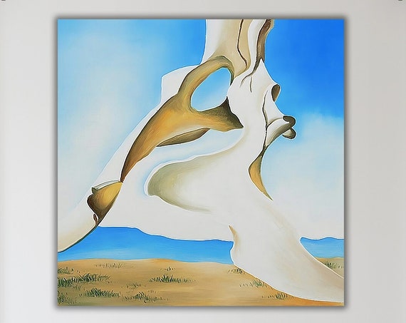 Georgia O'Keeffe Pelvis With The Moon Art Print