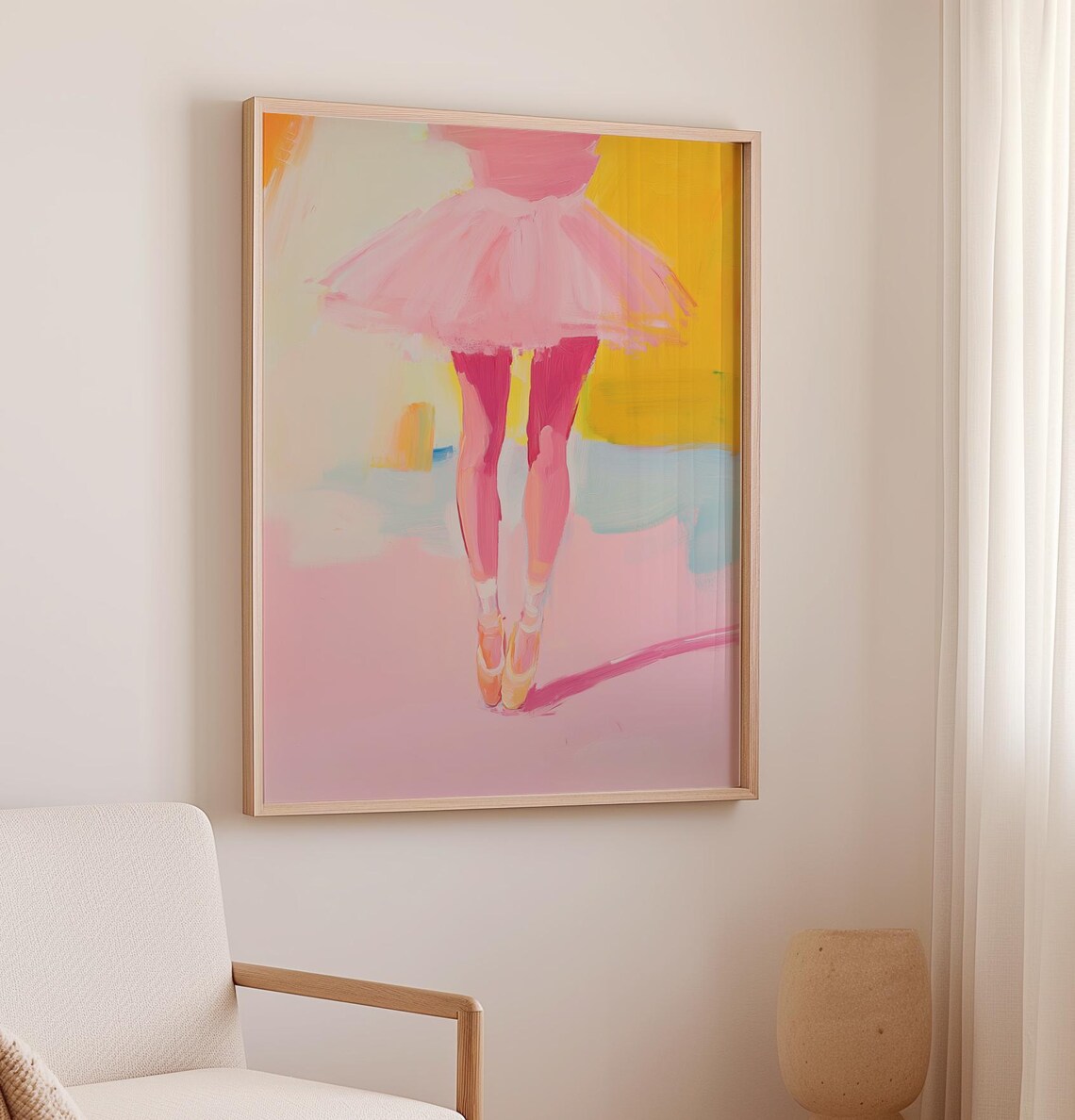 Ballerina Coquette Nursery Art Print, Balletcore Decor - Image 3