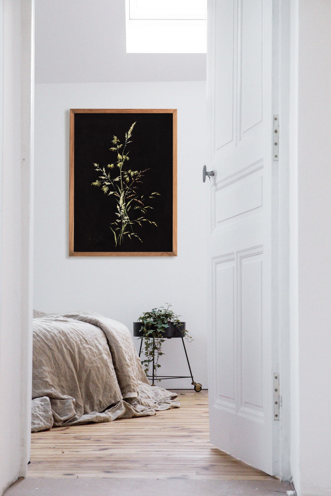 Dark Botanical Print, Moody Floral Art Print - Image 2