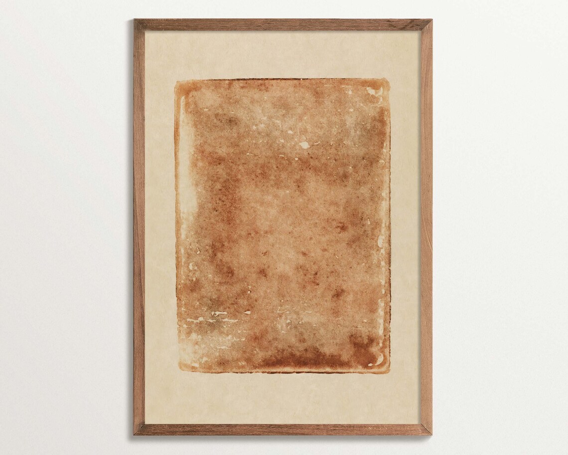 Wabi Sabi Minimalist Japandi Abstract Painting