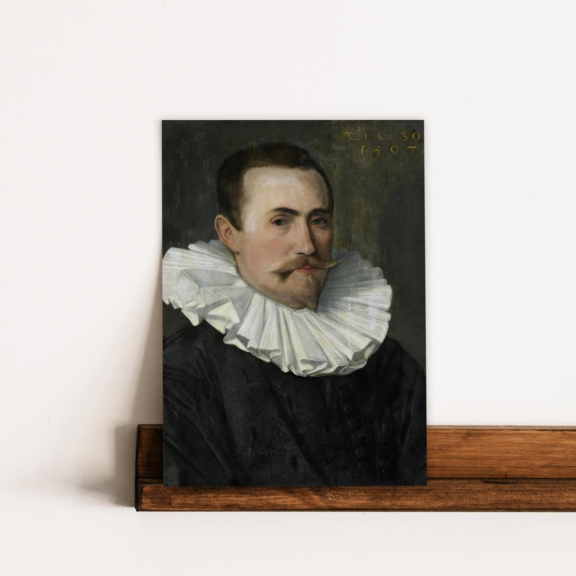 Moody Portrait - Dark Academia Baroque Art - Image 2