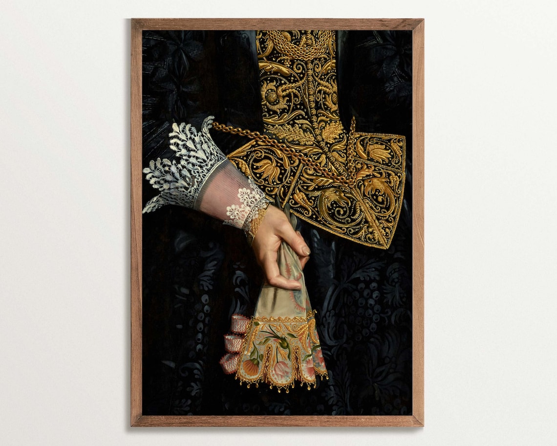 Dark Academia Decor, Moody Antique Prints