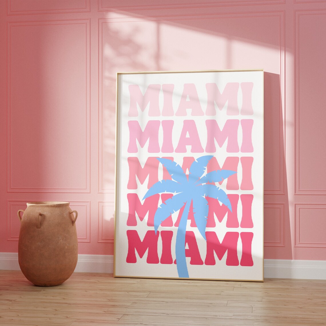Miami City Travel Poster, Trendy Dorm Room Decor - Image 4