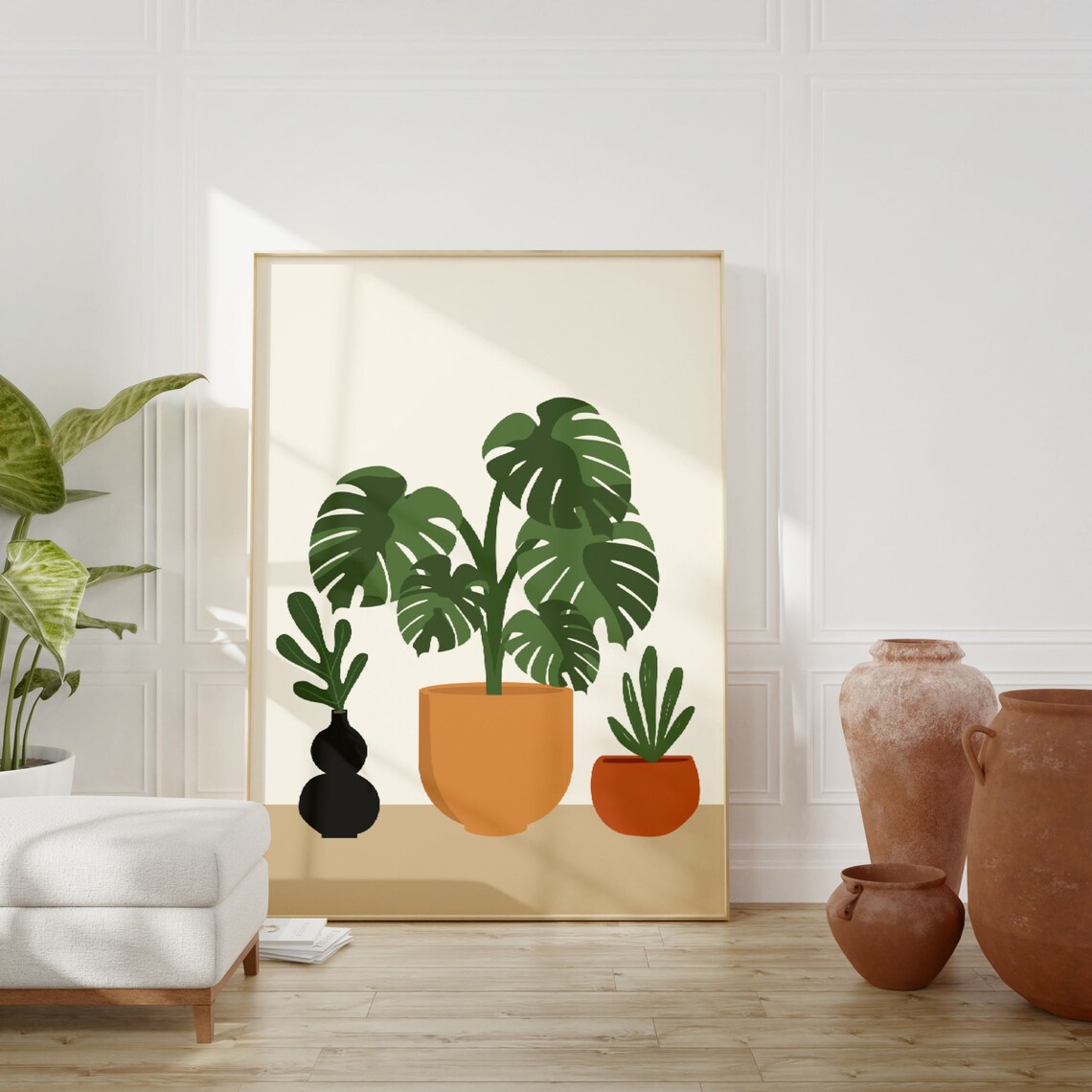 Botanical Plant Art Print, Boho Wall Art - Image 3