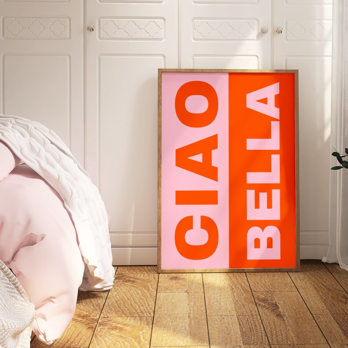 Ciao Bella Motivational Typography Art Print - Image 4