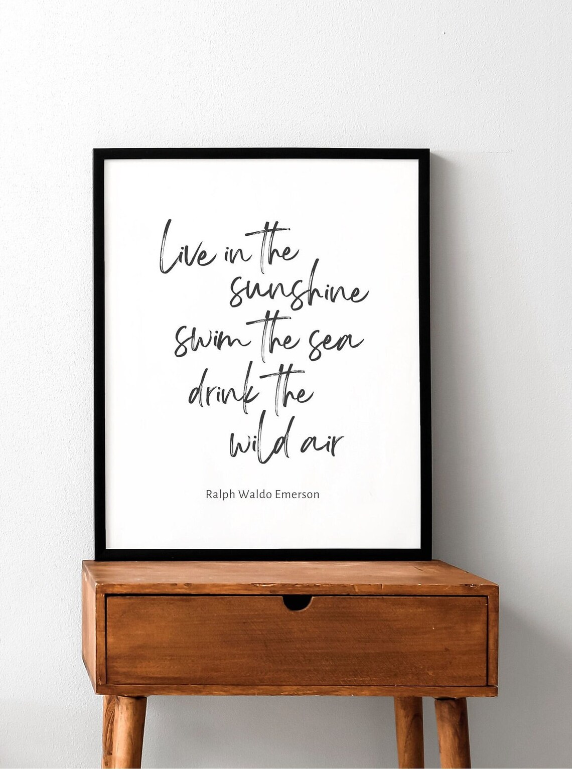 Live In The Sunshine Boho Typography Quote Print - Image 4