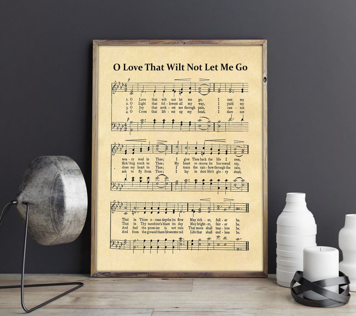 O Love That Will Not Let Me Go Hymn Poster - Image 2