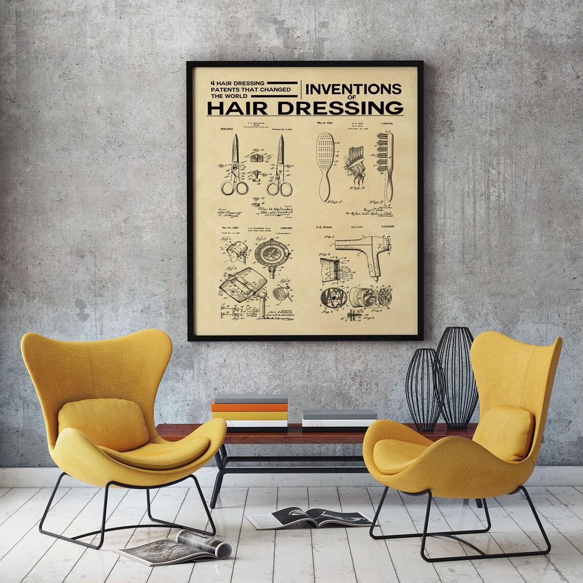 Hair Salon Decor, Hair Dressing Beauty Art Print - Image 2