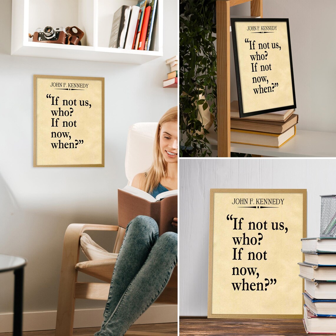 JFK Quote, Presidential Speech Wall Art Print - Image 2