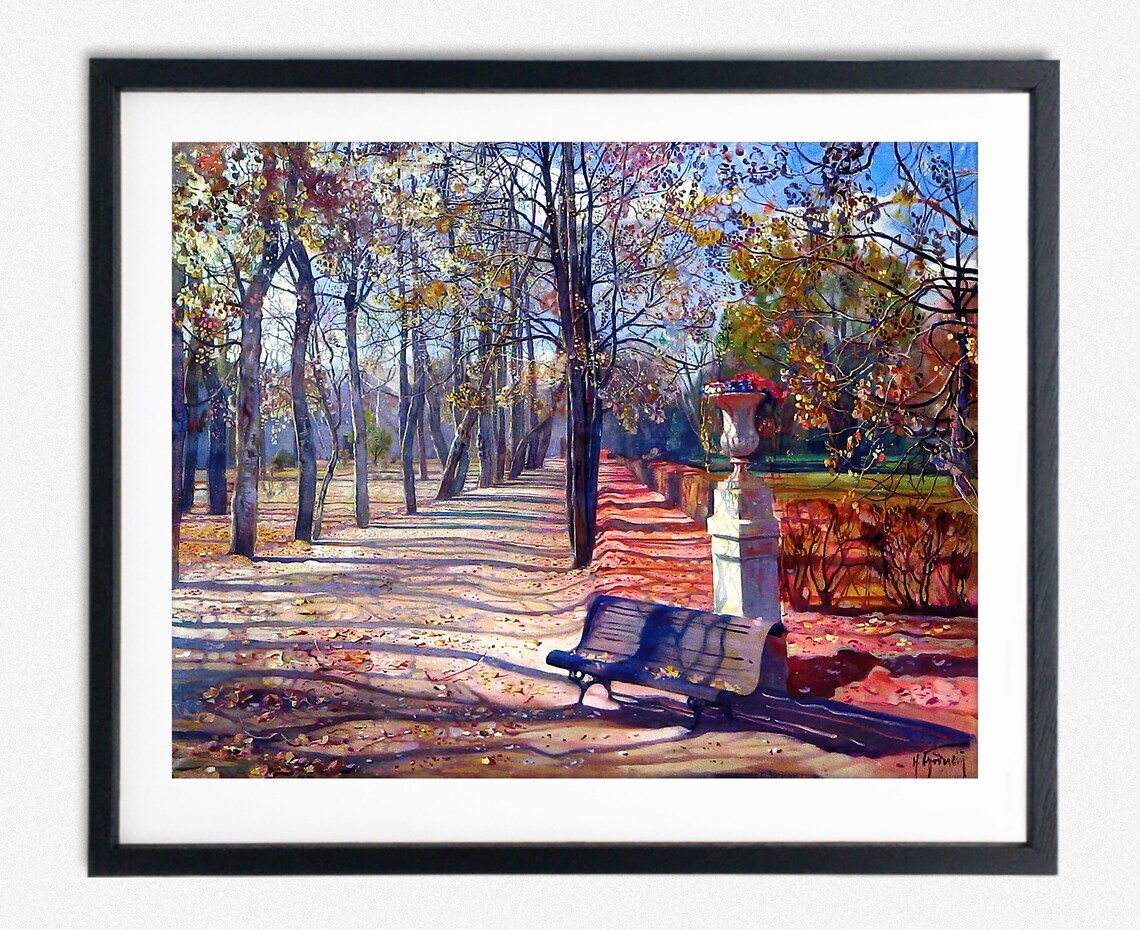 Park In Autumn, Isaac Brodsky Fall Decor