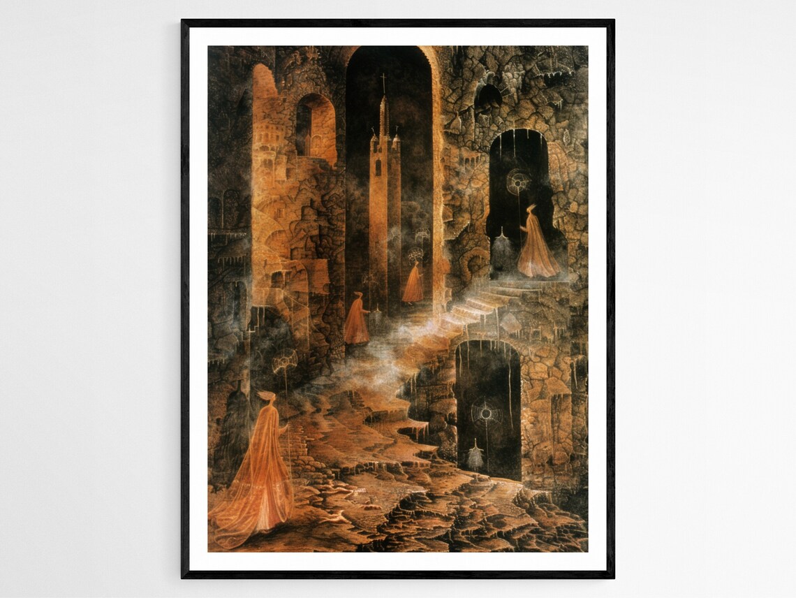 Otherworldly Passage Art Print, Whimsical Decor