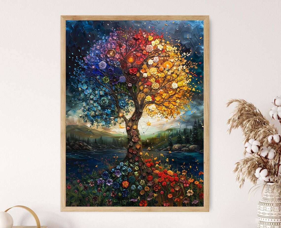 Sabbat Celebration, Wheel Of The Year Art Print