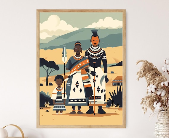 The Xhosa Tribe Of South Africa Fine Art Print