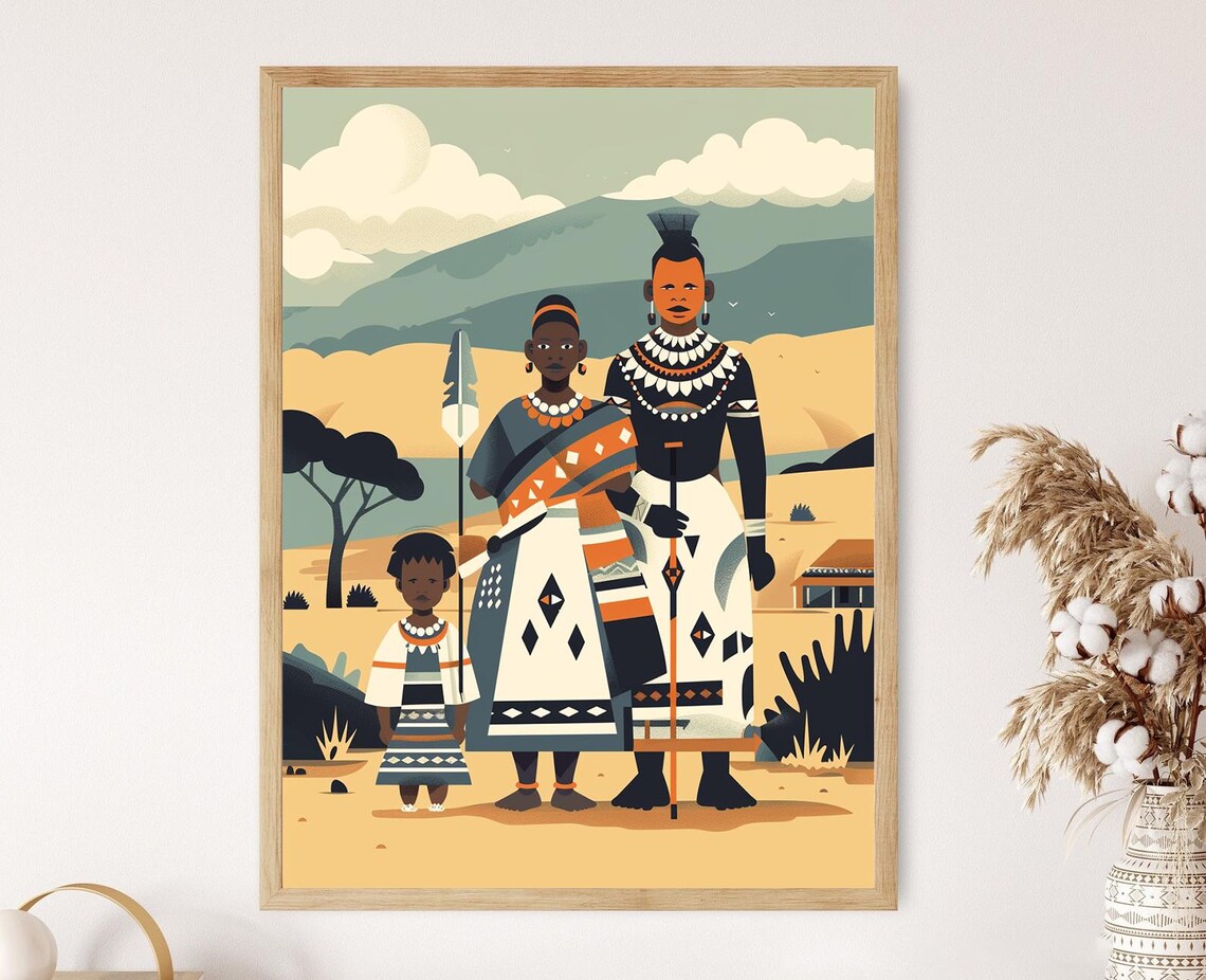 The Xhosa Tribe Of South Africa Fine Art Print