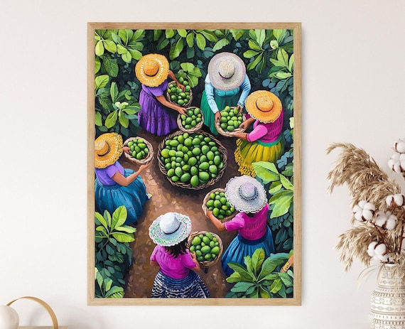 Michoacn Avocado Farmers Mexican Giclee Print