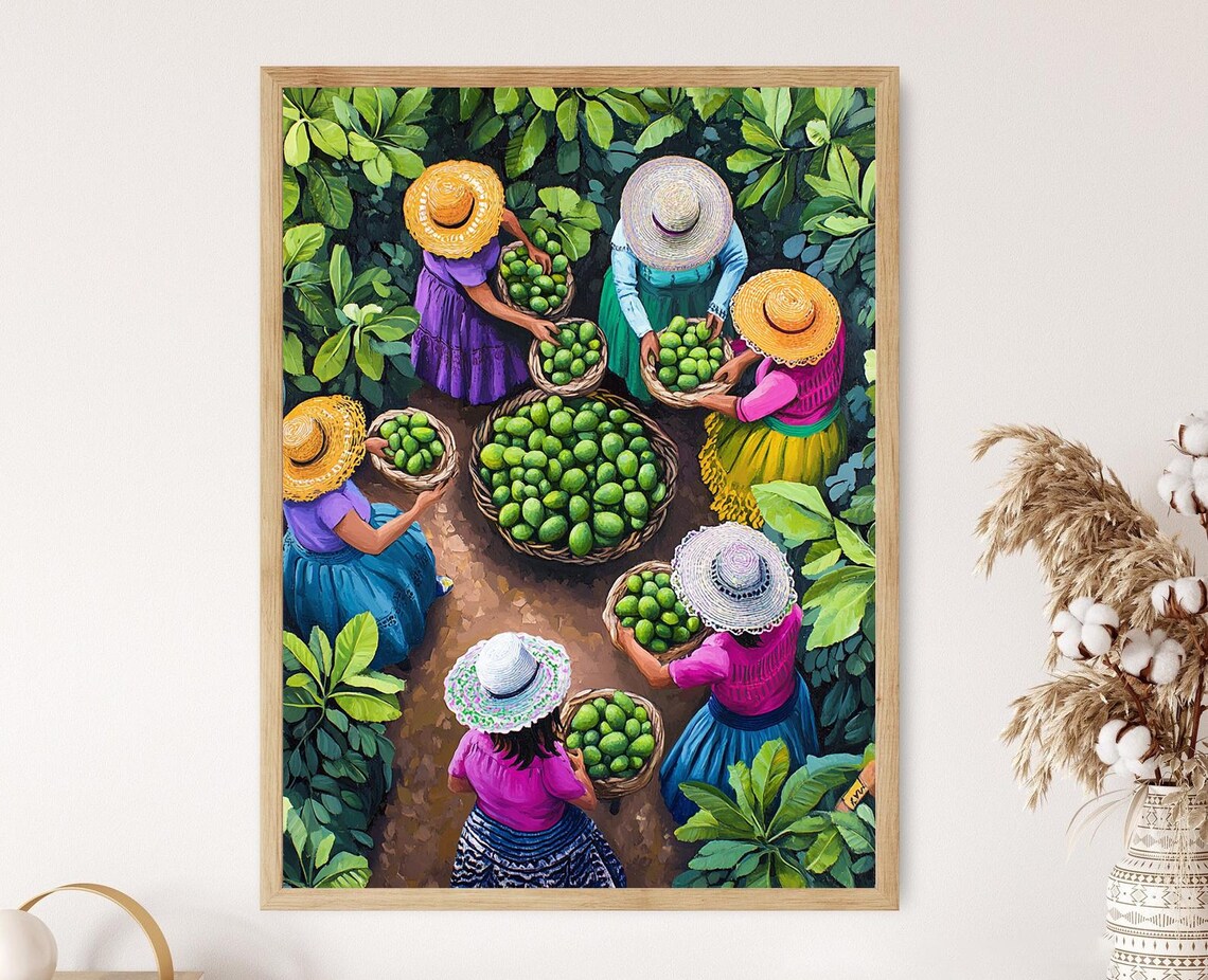 Michoacn Avocado Farmers Mexican Giclee Print