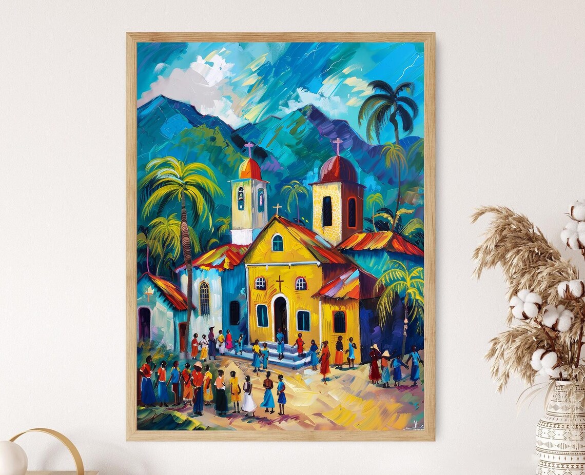 Haiti Cultural Art Print, Ideal Wall Decor Gift