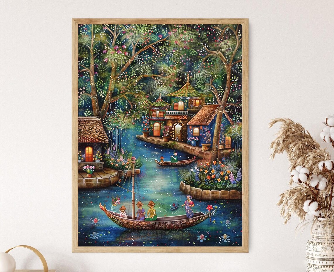 Thai Folklore Art, Traditional Cultural Accent