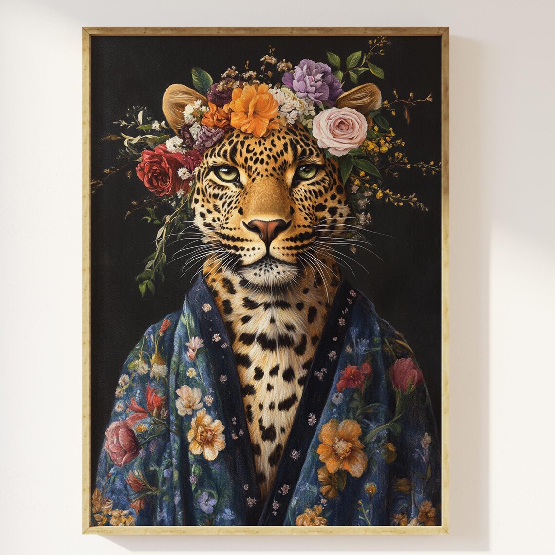 Leopard Maximalist Fashionista Art Print