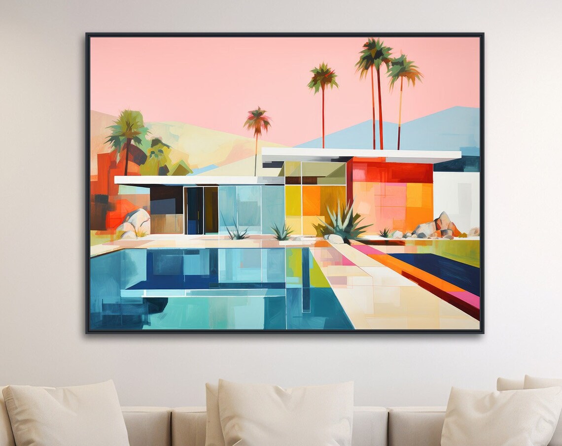 Mid Century Architecture, Palm Springs Art Print