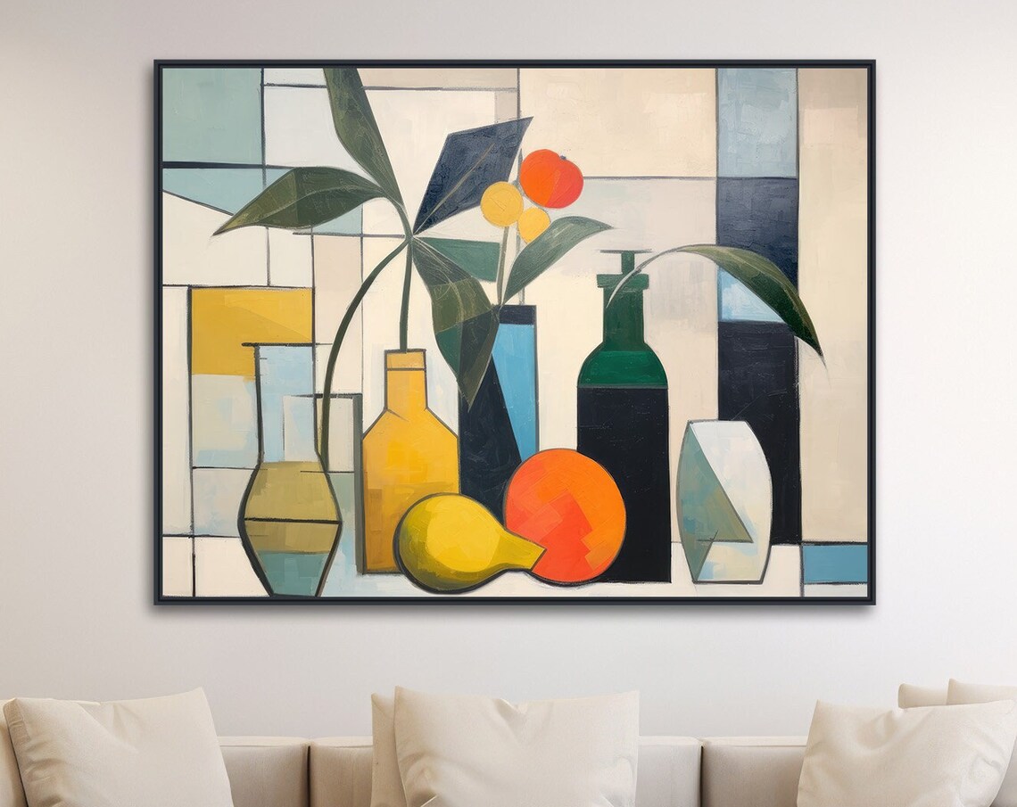 Botanical Still Life, Boho Palm Springs Art Print