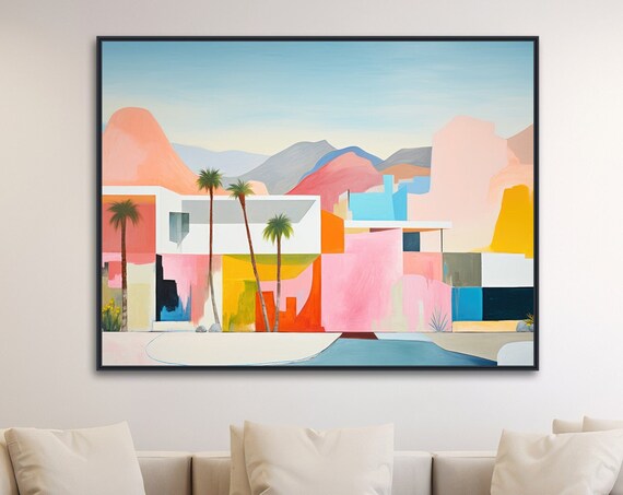 Palm Springs Mid Century Architecture Art Print