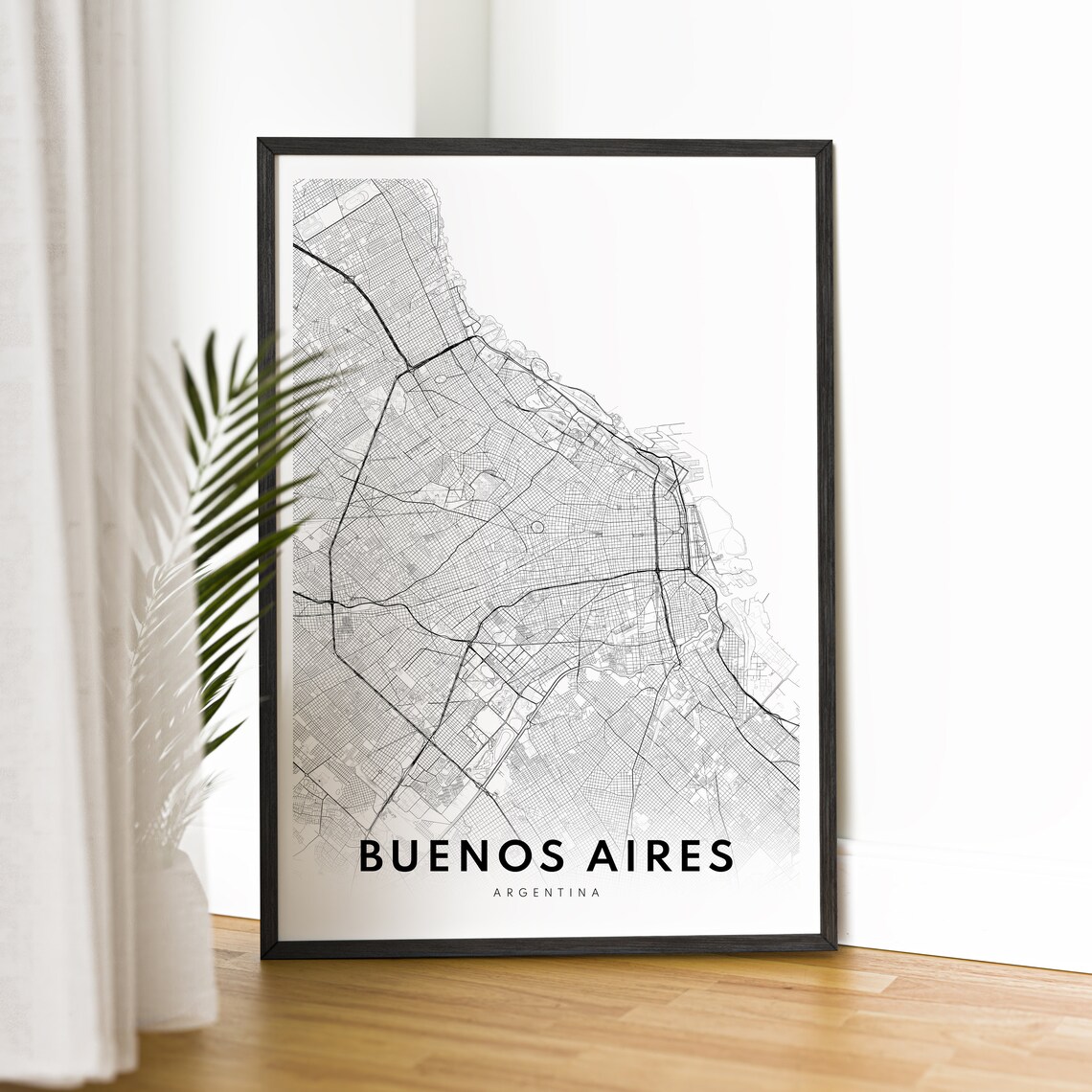 Buenos Aires Map Print, Argentina Travel Poster - Image 2