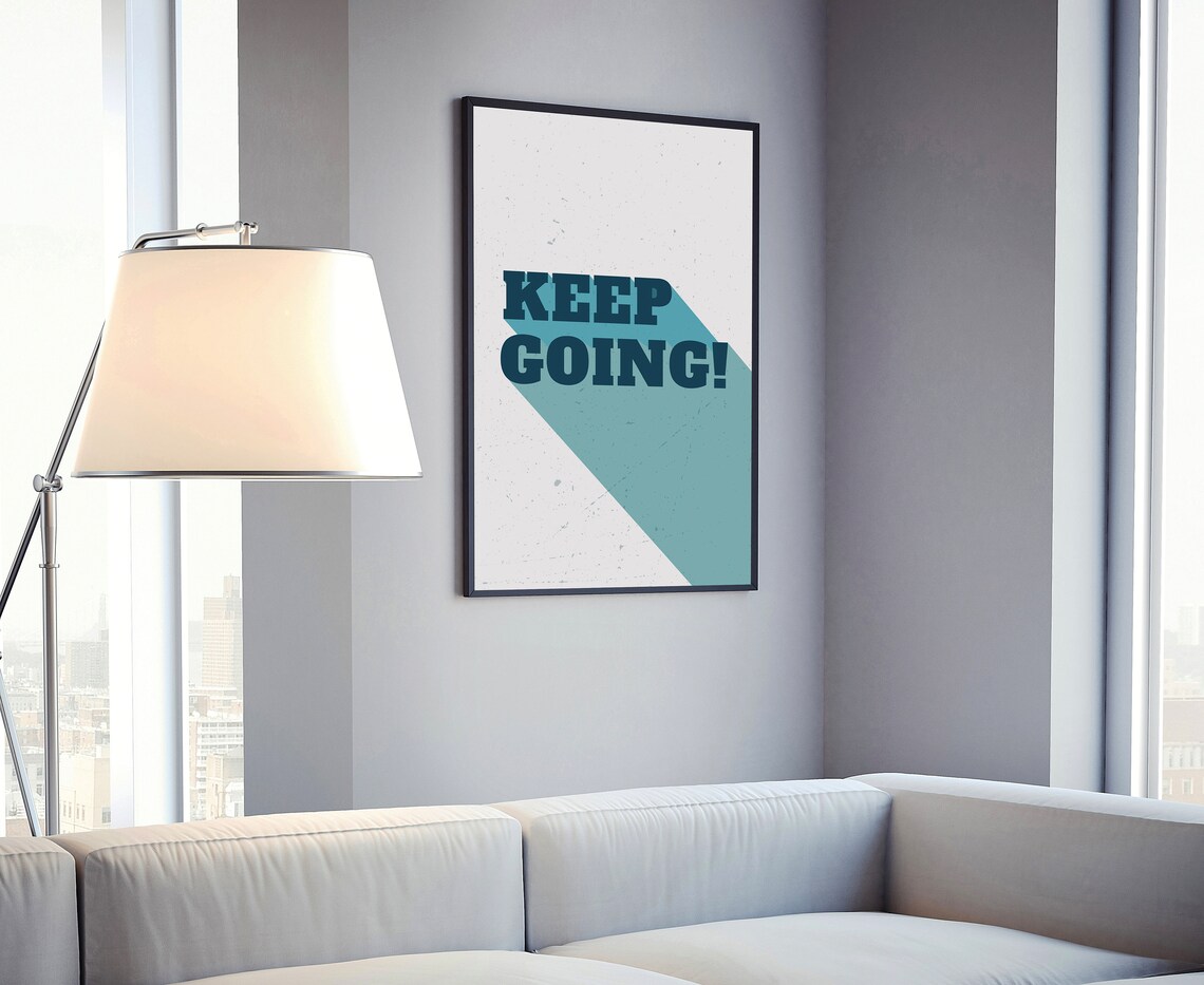 Keep Going Gym Poster Gym Quote Gym Dcor Home Gym Home Gym Dcor Home Gym Poster Inspired Poster Fitness Dcor Motivational Quote - Image 4