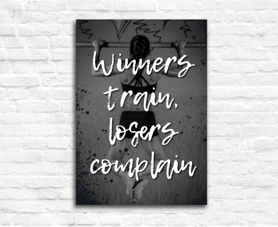 Gym Wall Art Gym Poster Gym Quote Gym Dcor Home Gym Home Gym Dcor Home Gym Poster Inspired Poster Fitness Dcor Motivational Quote - Image 2