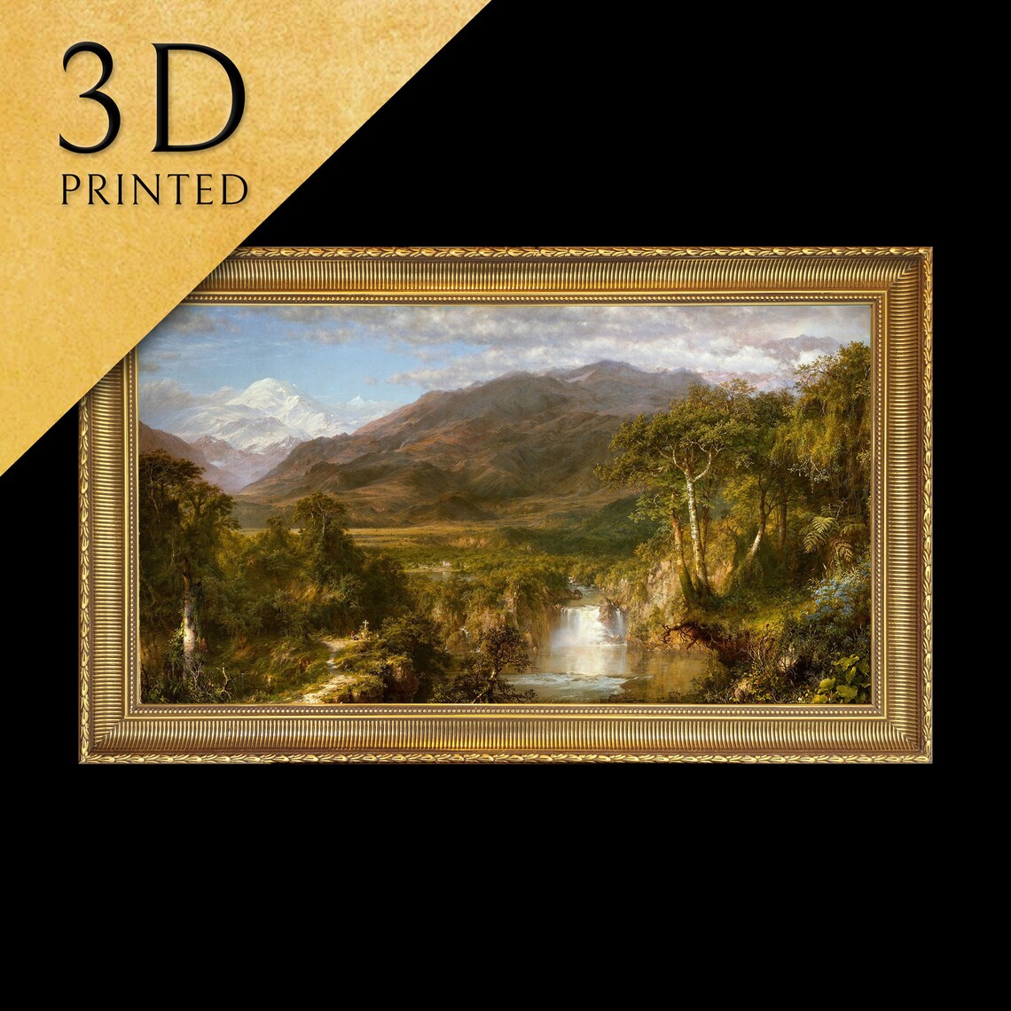 Heart Of The Andes by Frederic Edwin Church, Art Print