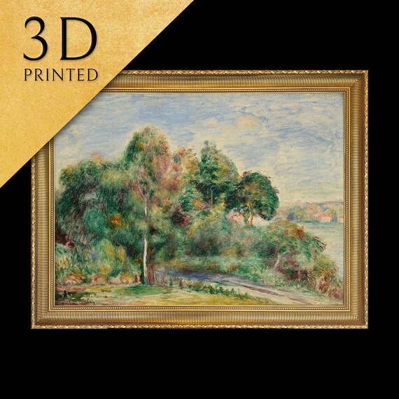 Paysage By Pierre Auguste Renoir 3d Printed With Texture And Brush Strokes Looks Like Original Oil Painting
