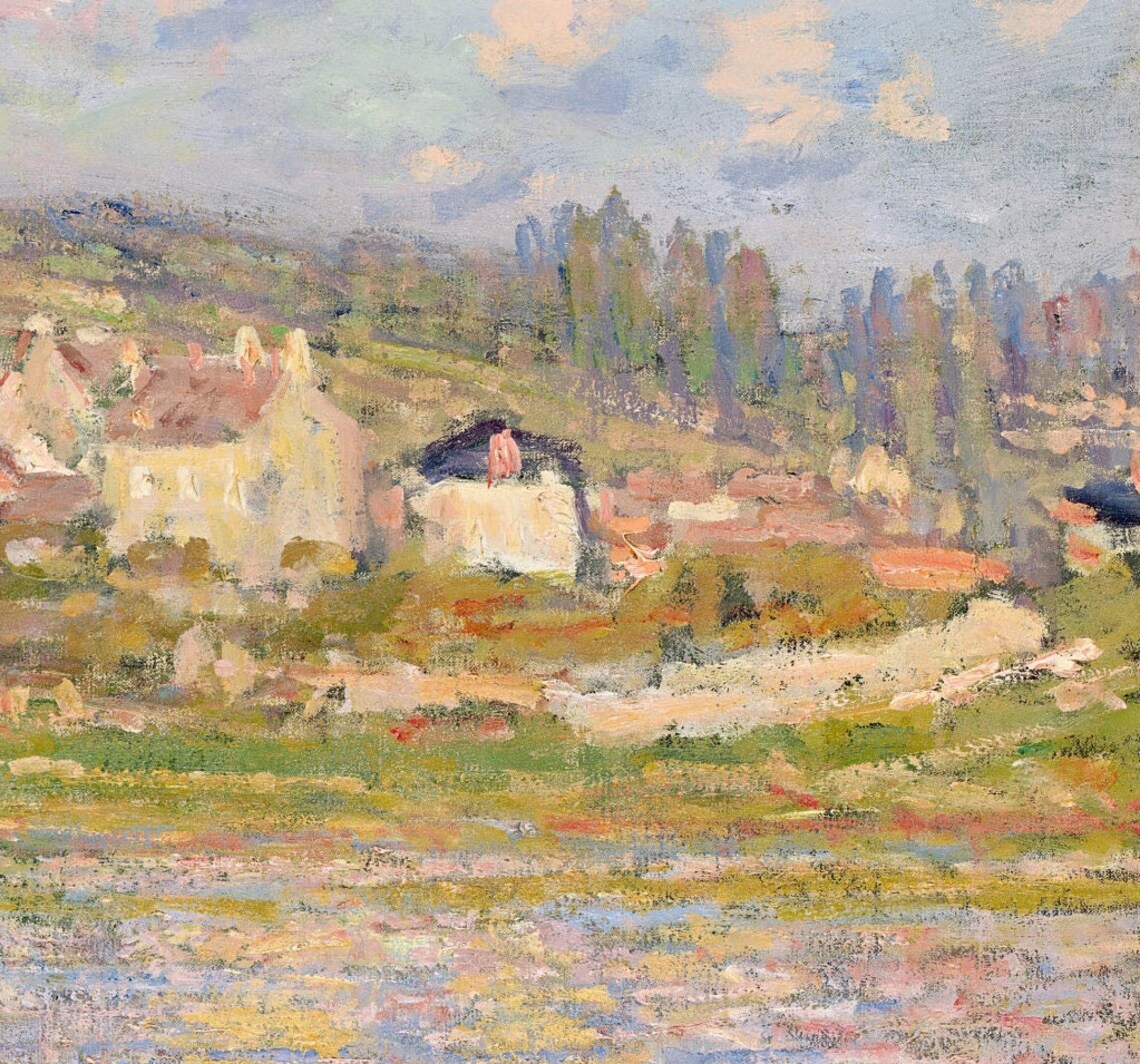 Vetheuil by Claude Monet, Oil-Painting Style Print - Image 2