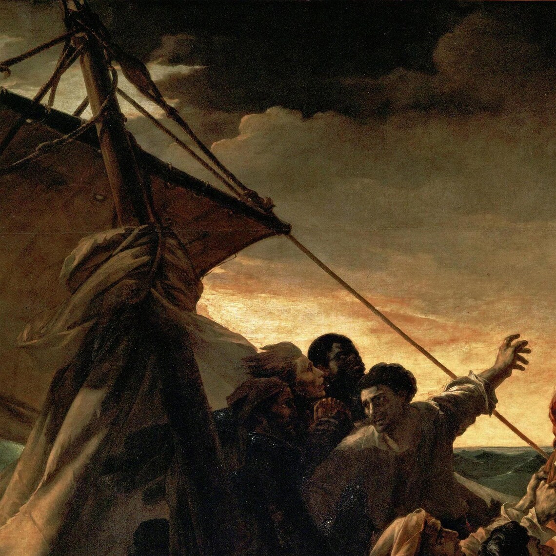 The Raft Of The Medusa, Gericault Oil Painting Print - Image 2