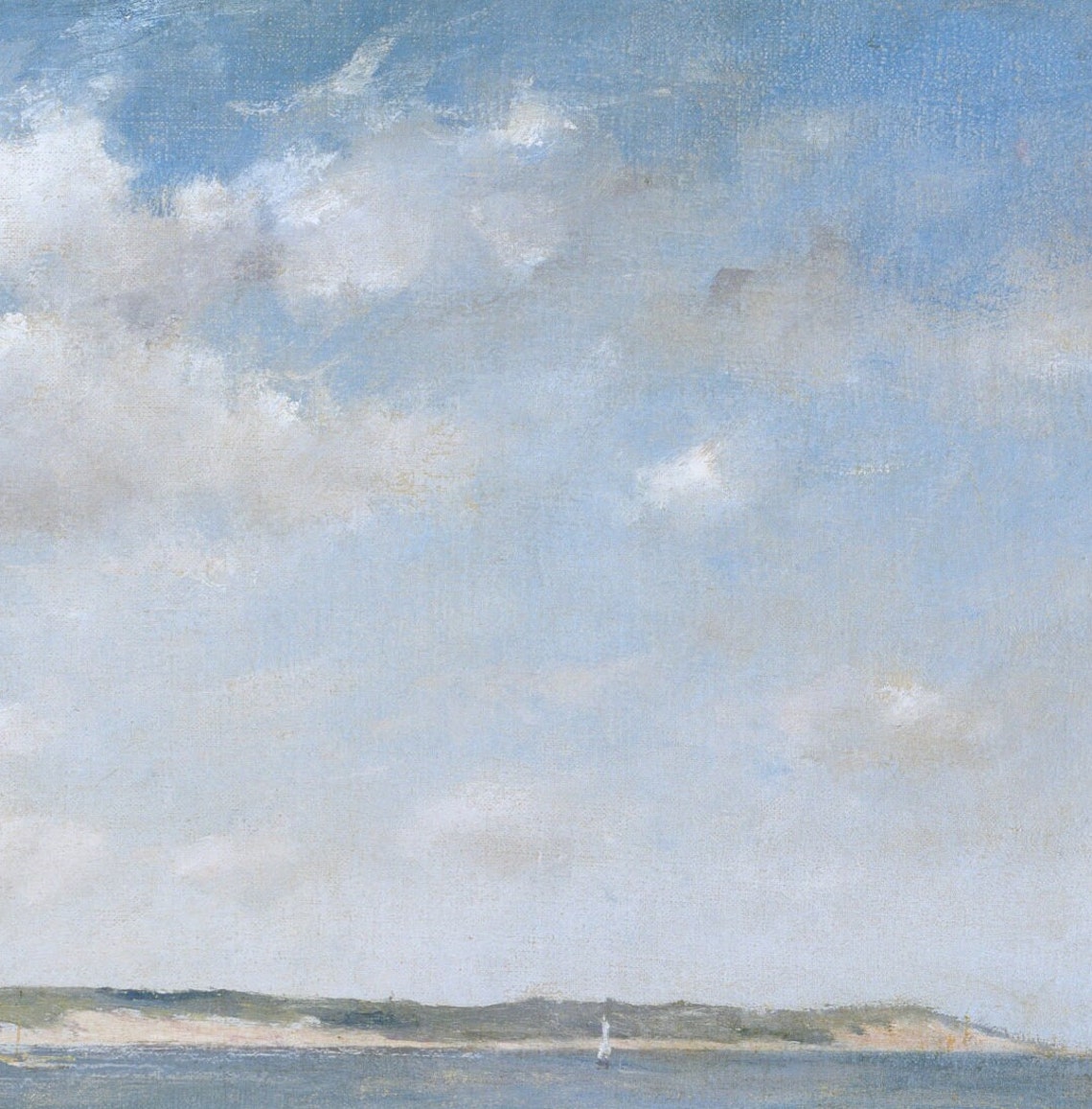 Women Picnicking on a Coastal Bluff Impressionist Art Poster - Image 3