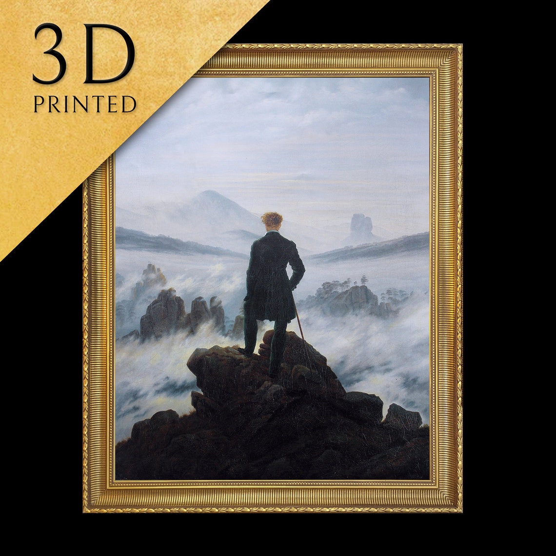 Solid Spruce Wood Premium Stretched Canvas Quality Info Card Print - Image 4